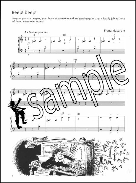 1st sample page from Piano Time Going Places