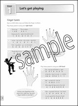 1st sample page from Pam Wedgwood's Piano Basics 1 Book/Audio