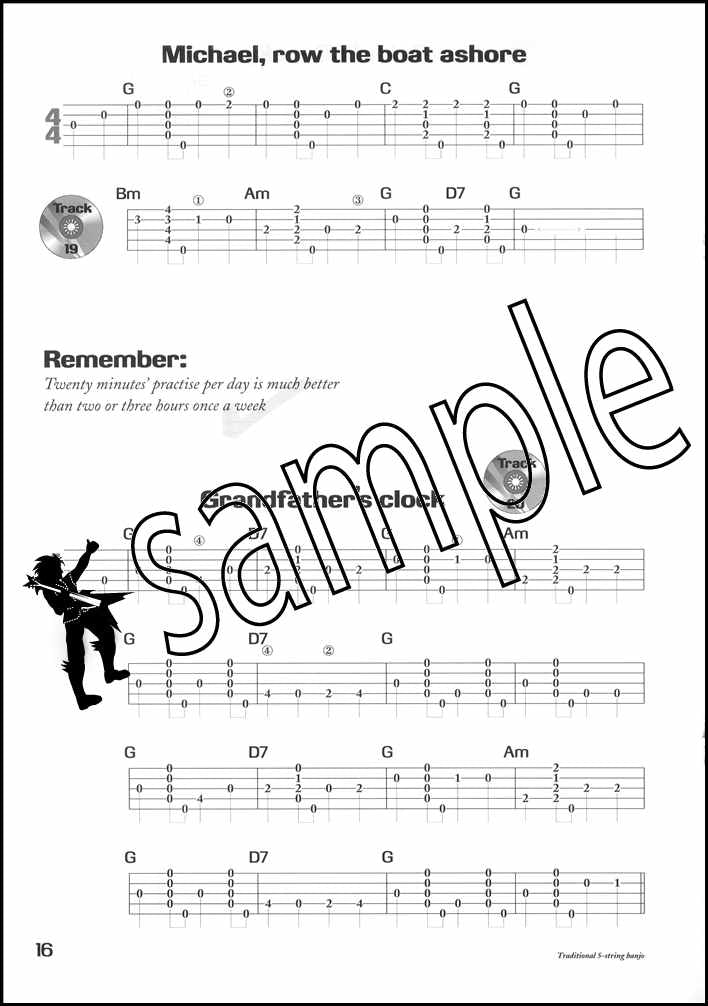 2nd sample page from Traditional 5-String Banjo