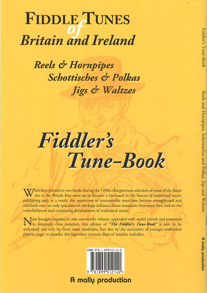back cover of The Fiddler's Tune-Book
