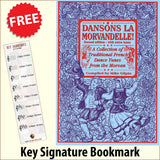 front cover of Dansons La Morvandelle together with free Treble Clef bookmark