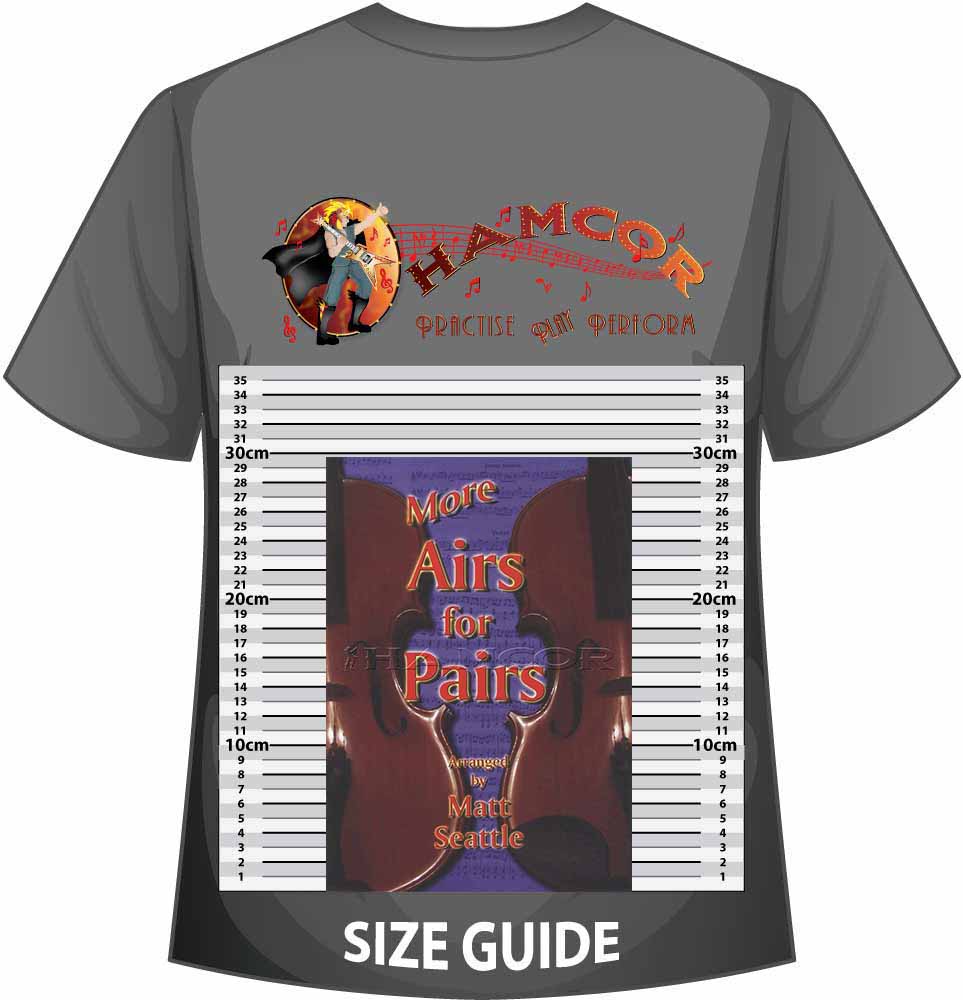front cover of More Airs for Pairs on a size guide