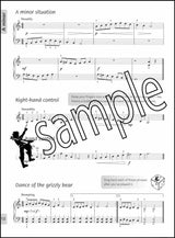 2nd sample page from Pam Wedgewood's Piano Basics Workouts Beginner-Grade 1