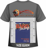front cover of Band Swing Tunes Arranged for the Band on a size guide