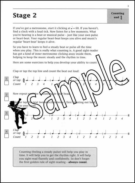 1st sample page from Improve Your Sight-Reading Piano Initial