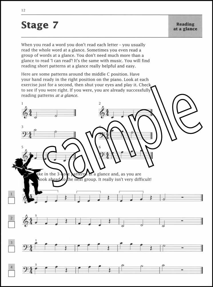 2nd sample page from Improve Your Sight-Reading Piano Initial