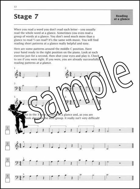 2nd sample page from Improve Your Sight-Reading Piano Initial