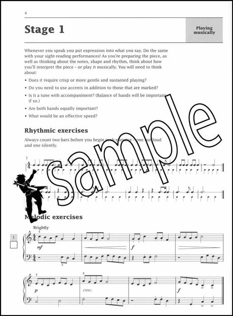 1st sample page from Improve Your Sight-Reading Piano Grade 4