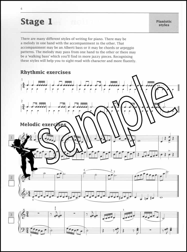 1st sample page from Improve Your Sight-Reading Piano Grade 5