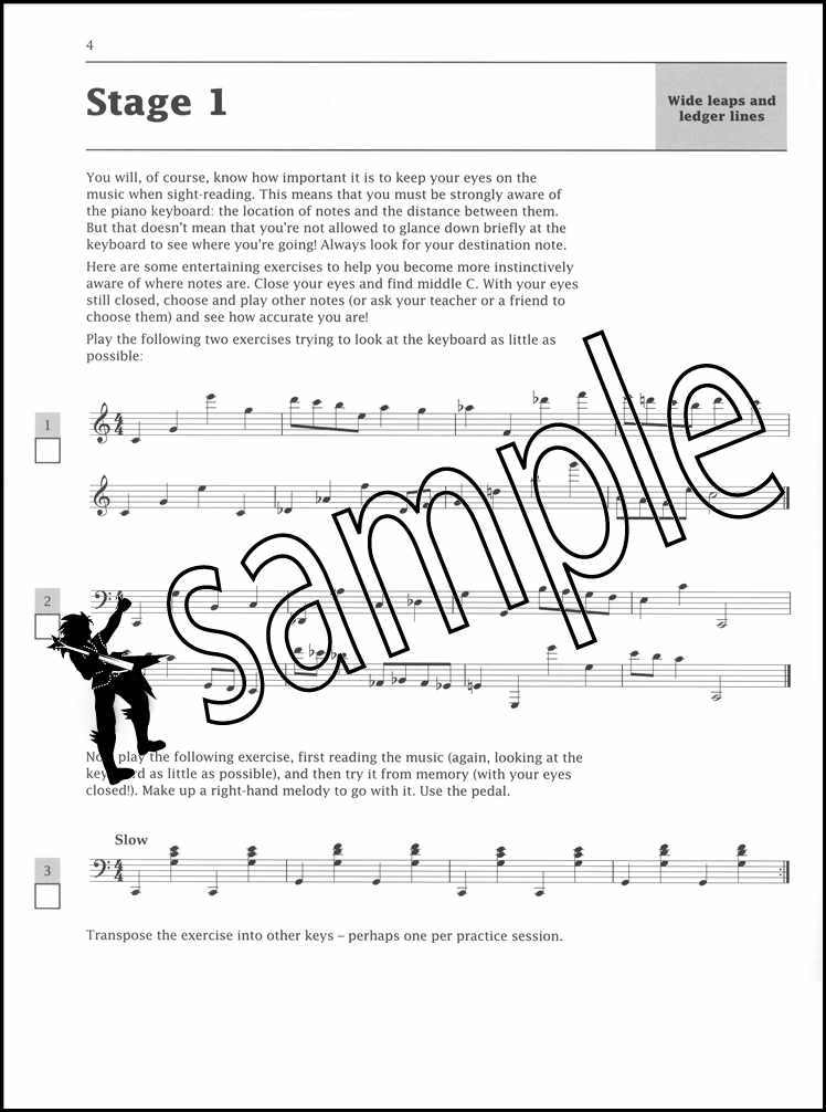 1st sample page from Improve Your Sight-Reading Piano Grade 8