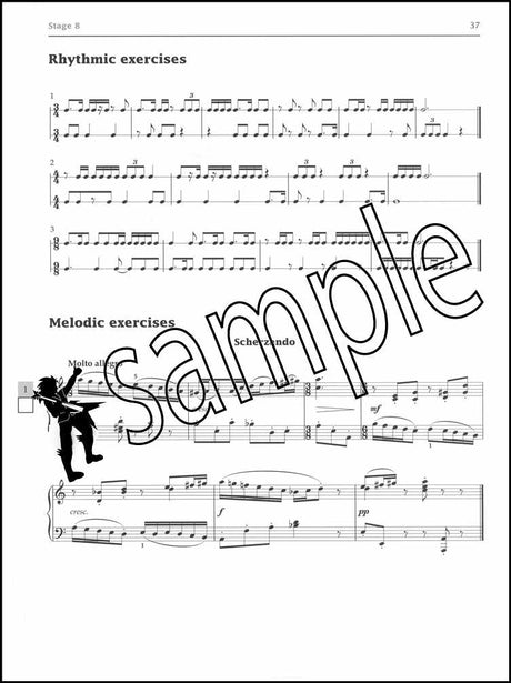 3rd sample page from Improve Your Sight-Reading Piano Grade 8