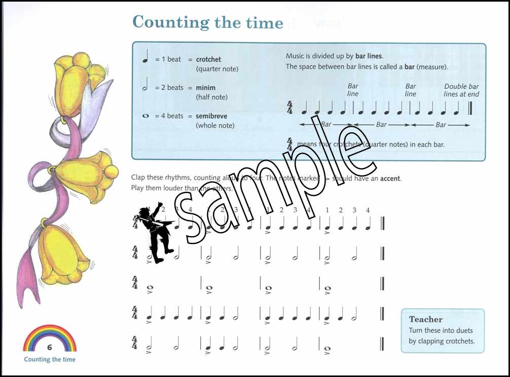 1st sample page from Me and My Piano Part 1