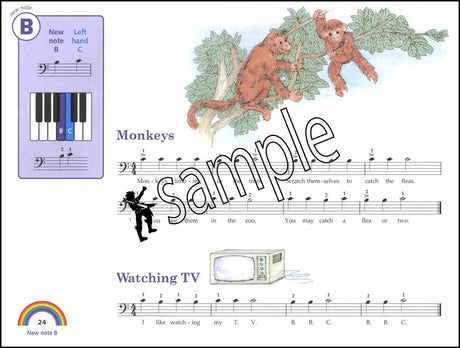 2nd sample page from Me and My Piano Part 1