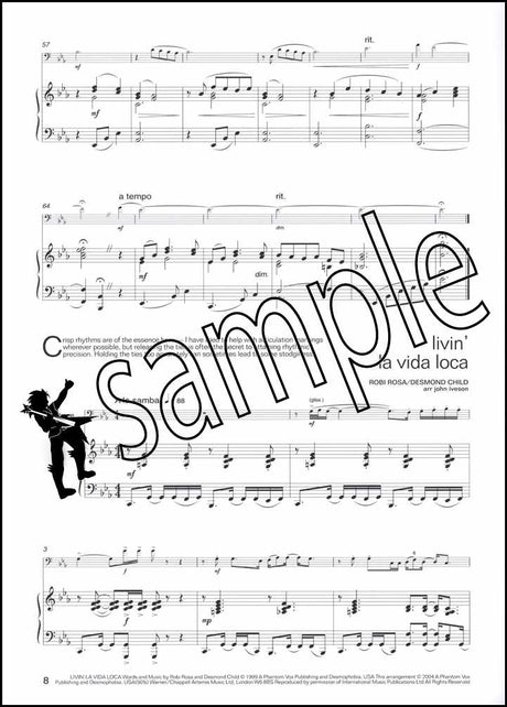 back cover of Lets Face the Music for Trombone/Euphonium Bass Clef Book Only