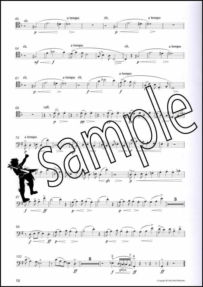 3rd sample page from Savoir Faire for Trombone/Euphonium Bass Clef