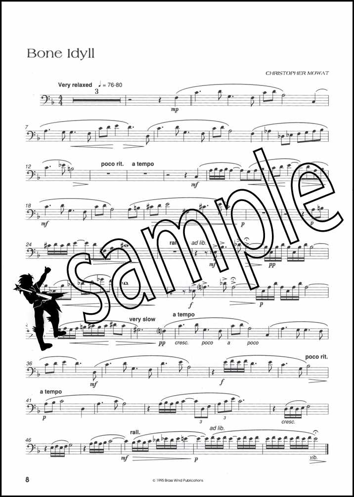 back cover of Slide Show Trombone Bass Clef