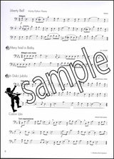2nd sample page from Winners Galore Trombone Bass Clef Book Only