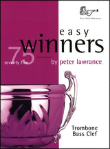 front cover of Easy Winners Trombone Bass Clef Book Only