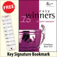front cover of Easy Winners Trombone Bass Clef Book Only together with free Bass Glef bookmark