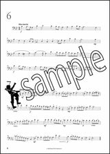 2nd sample page from Splinters of Bone Studies for Trombone Bass Clef by Derek Bourgeois