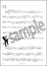 3rd sample page from Splinters of Bone Studies for Trombone Bass Clef by Derek Bourgeois
