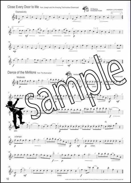 3rd sample page from Winner Scores All Flute Book Only