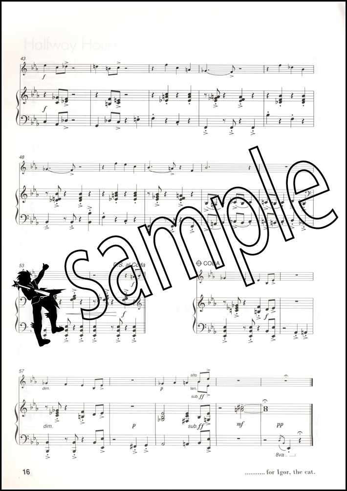 back cover of Mambo Merengue for Alto Saxophone by Robin Grant