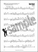 3rd sample page from Cool School for Alto Saxophone Book/CD by Chris Gumbley