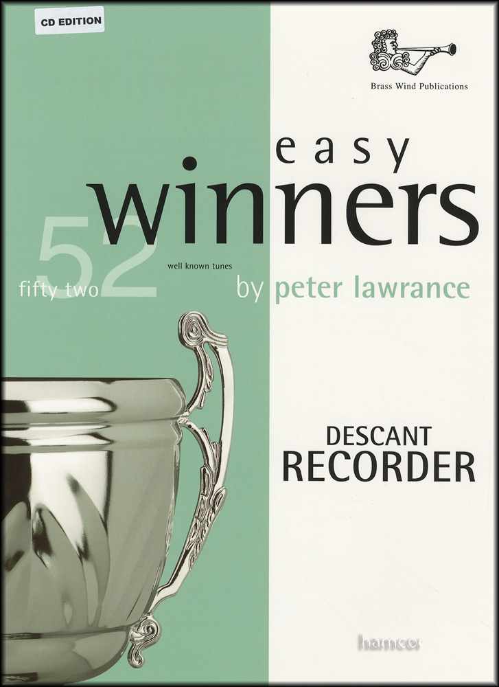 front cover of Easy Winners for Descant Recorder Book/CD