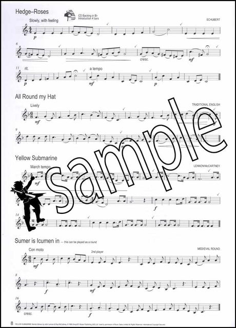 2nd sample page from Winner Scores All Trumpet Horn Baritone Book Only