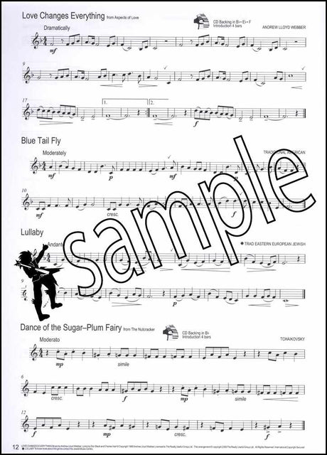 3rd sample page from Winner Scores All Trumpet Horn Baritone Book Only
