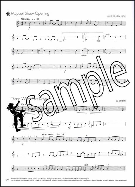 back cover of Winners Galore Trumpet Horn Euphonium Book Only