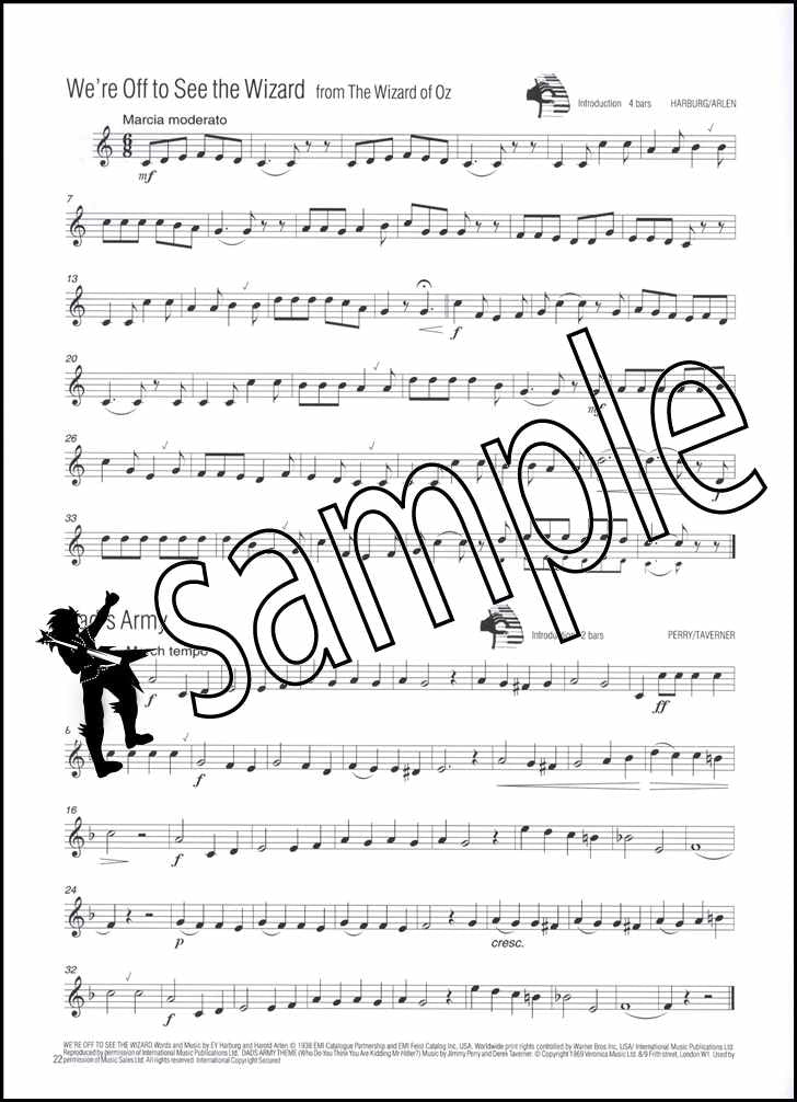 back cover of Easy Winners Trumpet Horn Euphonium