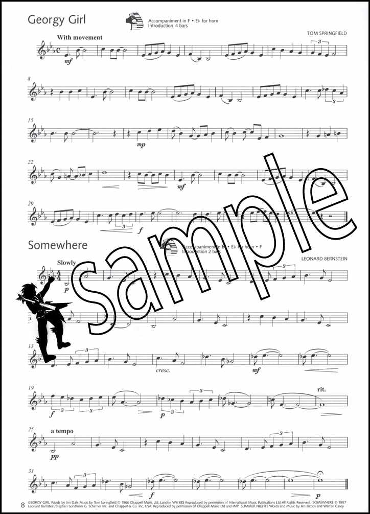 2nd sample page from Great Winners for Trumpet Euphonium Trombone Book/CD