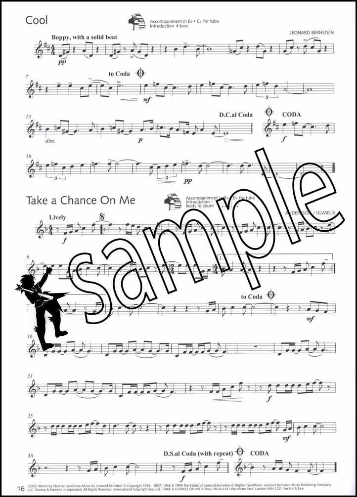 3rd sample page from Great Winners for Trumpet Euphonium Trombone Book/CD