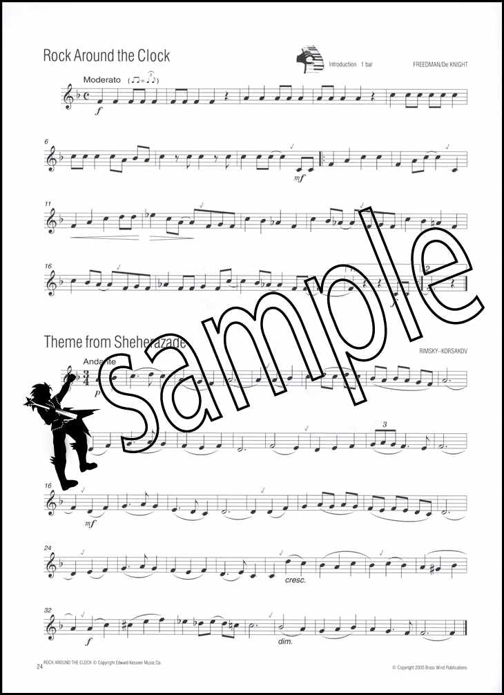 back cover of Easy Winners for Trumpet Euphonium Trombone Book/CD