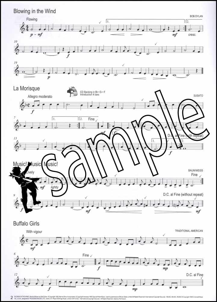 1st sample page from Winner Scores All Horn in F Horn in Eb Tuba Book/CD