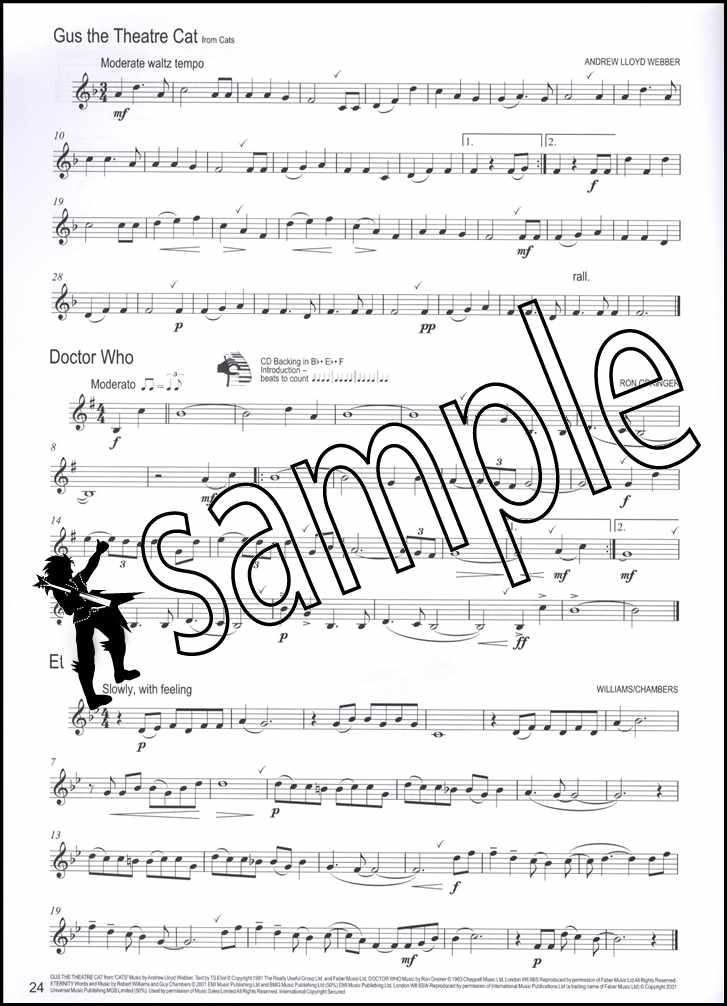 back cover of Winner Scores All Horn in F Horn in Eb Tuba Book/CD