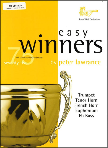 front cover of Easy Winners for Horn in F Horn in Eb Tuba Book/CD