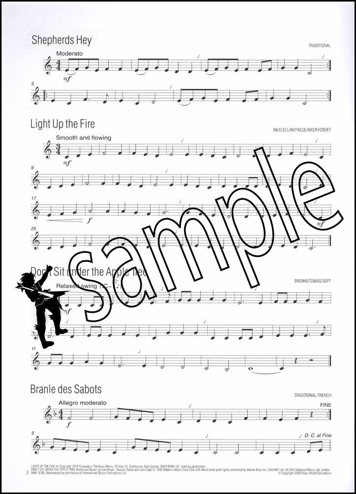 1st sample page from Easy Winners for Horn in F Horn in Eb Tuba Book/CD
