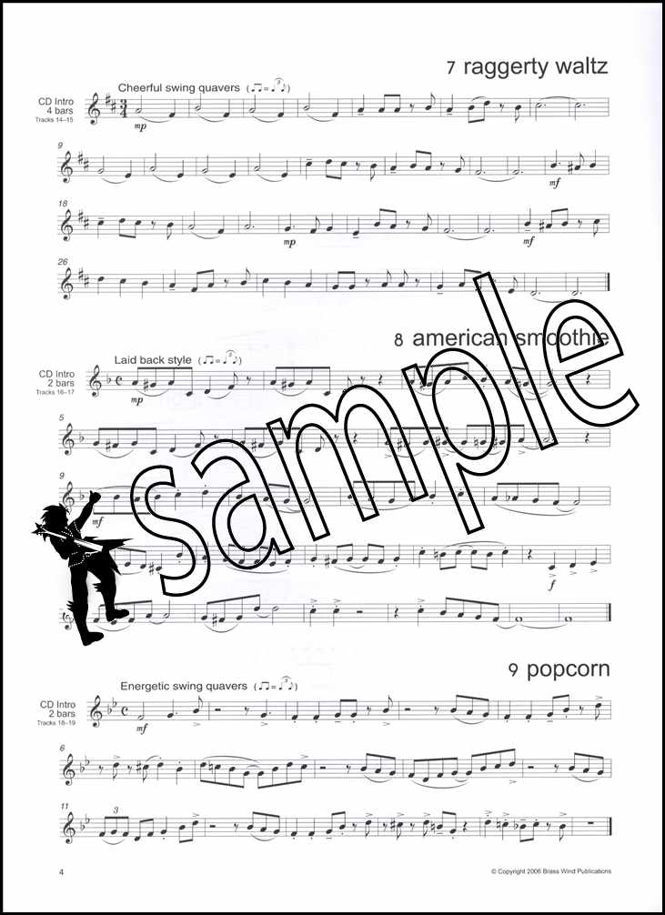 2nd sample page from Smooth Groove Horn in Eb Book/CD by Don Blakeson