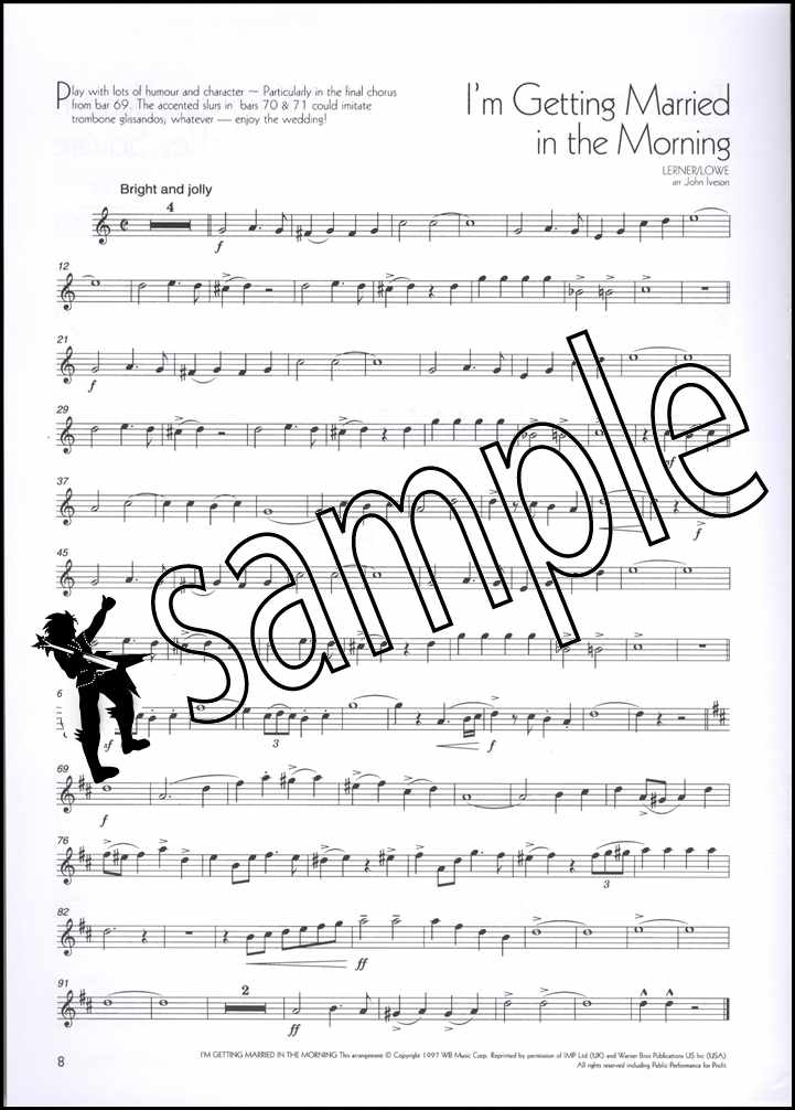 3rd sample page from A Little Light Music Eb Horn
