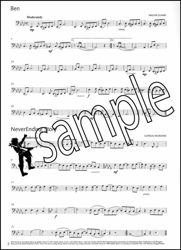 1st sample page from Great Winners for Tuba Bass Clef Book Only