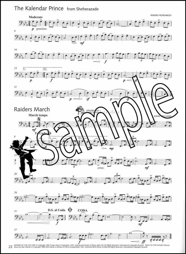 3rd sample page from Great Winners for Tuba Bass Clef Book Only