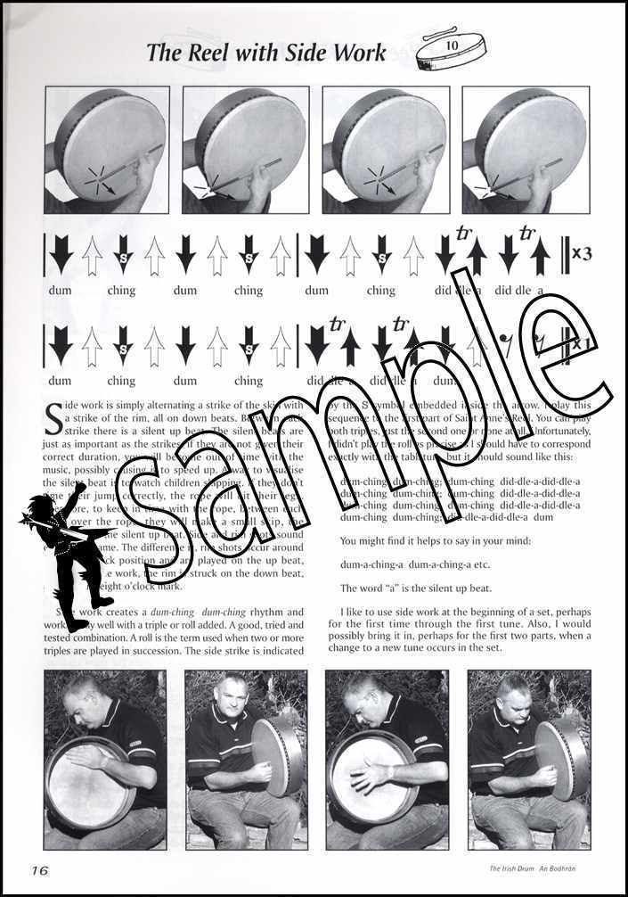 2nd sample page from The Irish Drum An Bodhran Book Only