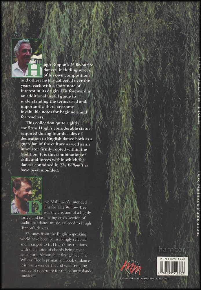 back cover of The Willow Tree & Other English Folk Dances
