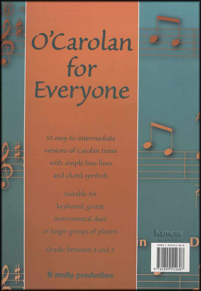 back cover of O'Carolan for Everyone