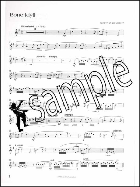 3rd sample page from Slide Show for Trombone Treble Clef Book Only by Christopher Mowat