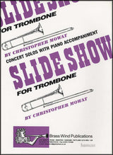back cover of Slide Show for Trombone Treble Clef Book Only by Christopher Mowat
