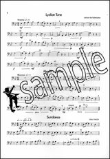 1st sample page from Up Front Album for Trombone Book 1 Bass Clef